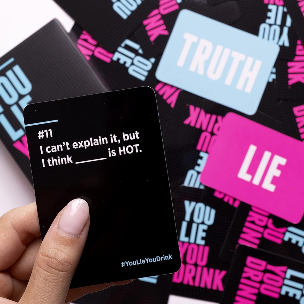 You Lie You Drink – Adult Party Card Game | Fun Drinking Game for Game Nights & Parties