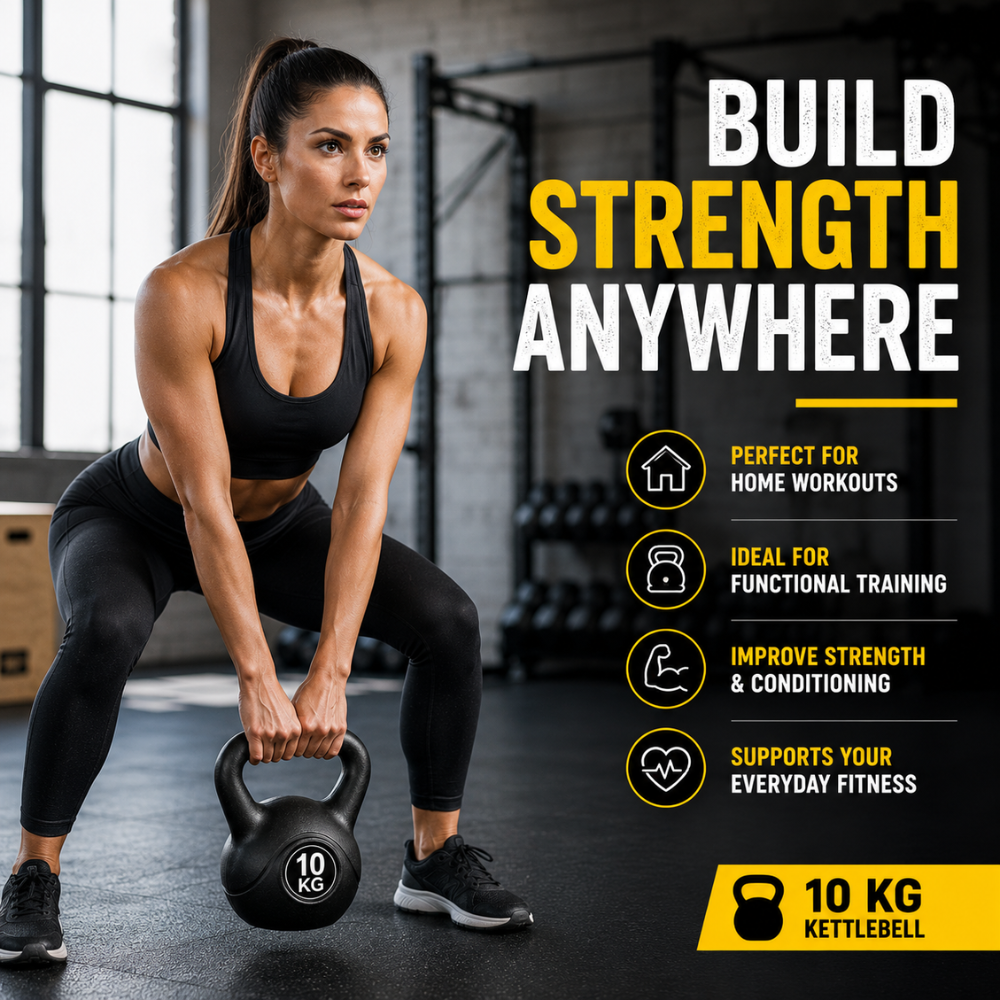 Cast Iron Kettlebell – Full Body Strength Training Weight