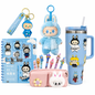 Big Into Energy Plush Keychain Gift Set – Stationery & Tumbler Bundle