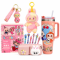 Big Into Energy Plush Keychain Gift Set – Stationery & Tumbler Bundle