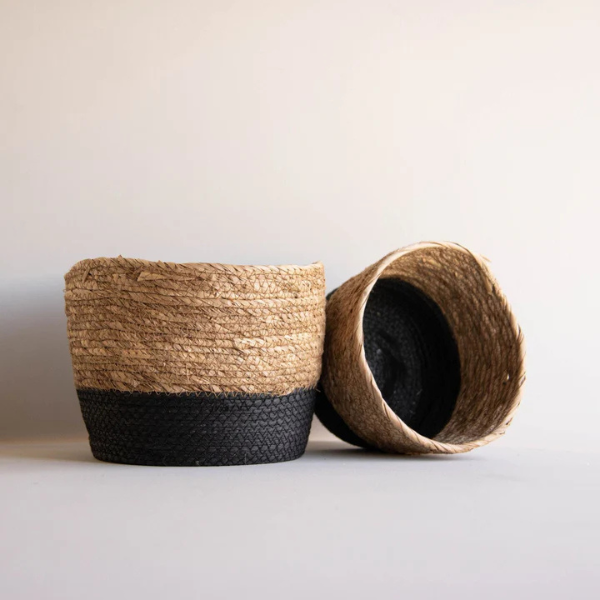 Woven Seagrass Storage Basket Set - For Home Storage & Organisation