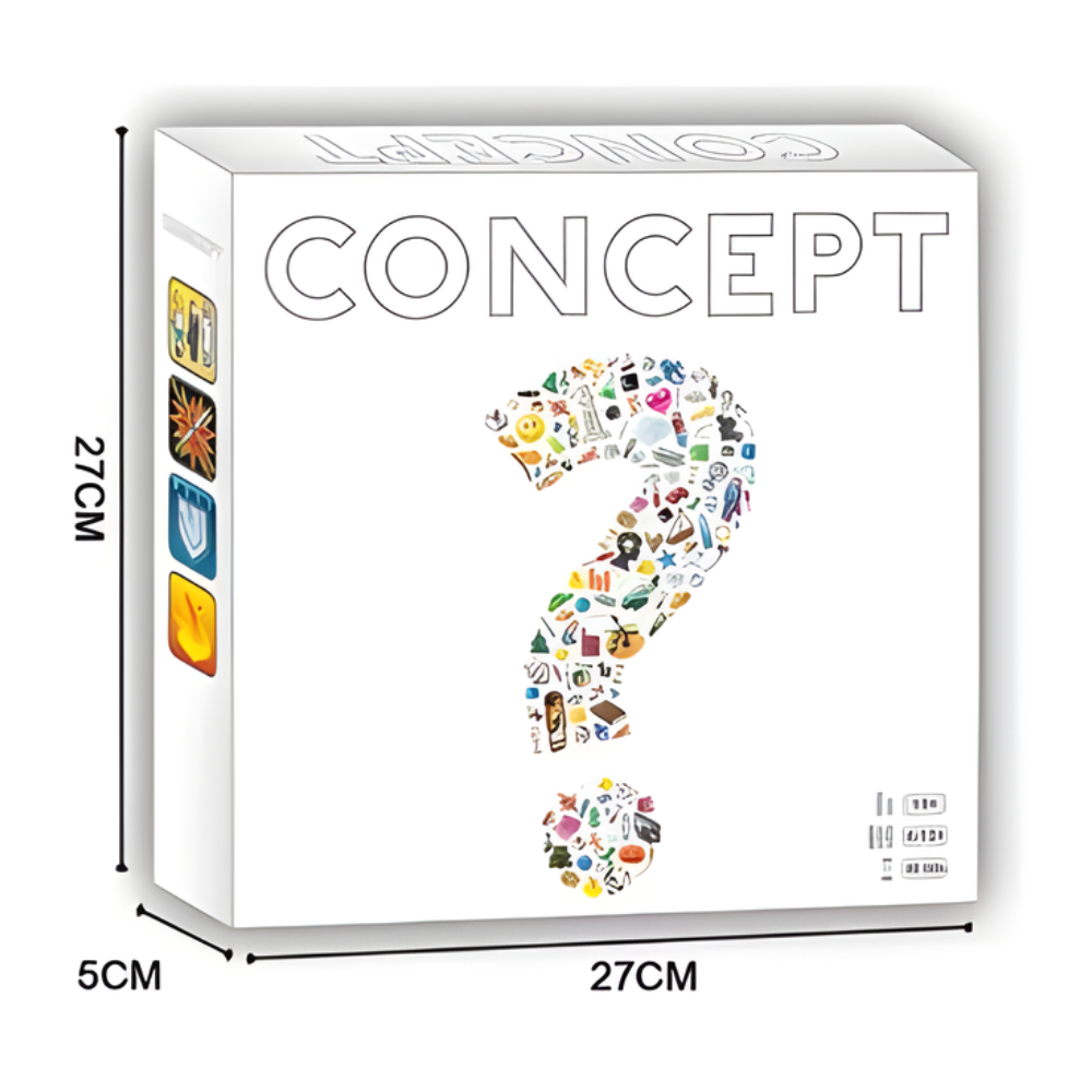 Concept Board Game – Creative Guessing Party Game for Family & Friends