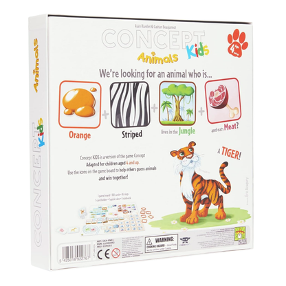Concept Kids Animals Board Game – Fun Guessing Game for Kids & Family