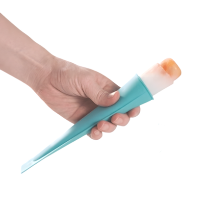 Reusable Ice Pop Moulds - 4-Pack Silicone Popsicle Makers with Fun Designs