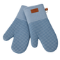 Heat Resistant Oven Gloves – Quilted Kitchen Cooking Mitts (Pair)