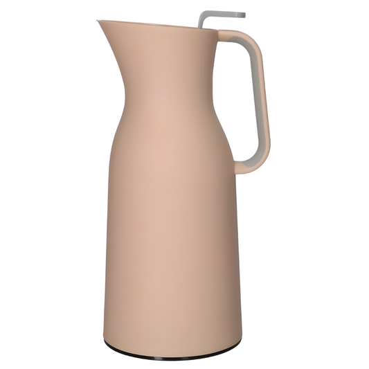1L Matte Pink Double Wall Vacuum Jug - Thermal Insulated Water & Beverage Flask