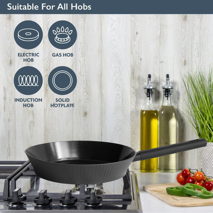 Forged Non-Stick Frying Pan with Heat-Resistant Handle - Induction Ready