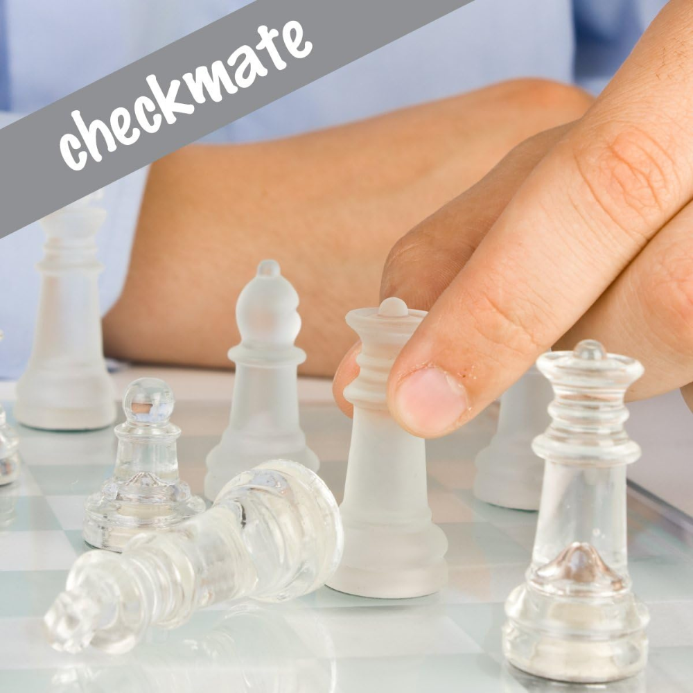 Glass Chess Set – Premium Frosted & Clear Glass Board Game