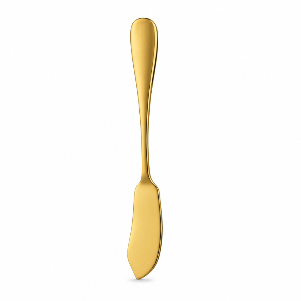 Luxury Gold Butter Knife – 14.6 cm Stainless Steel Spreader Knife