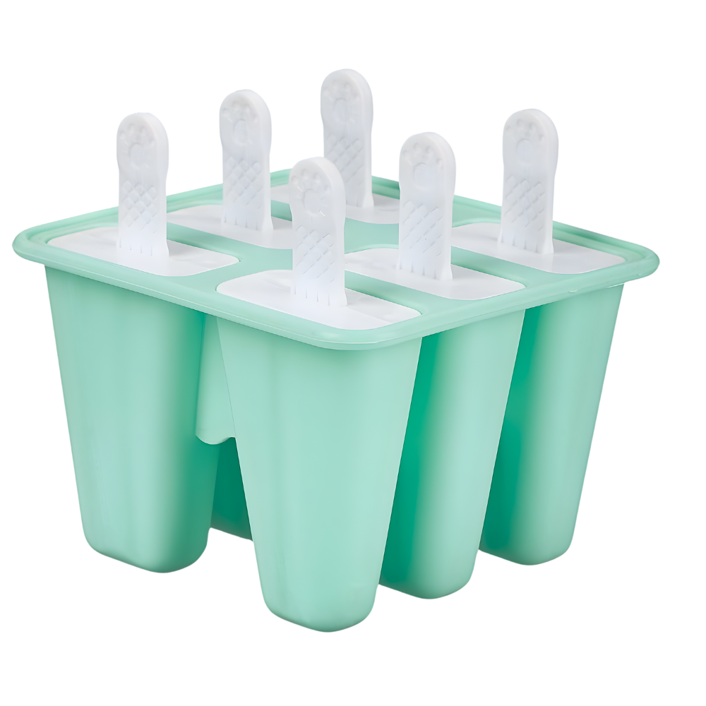 Reusable Ice Lolly Mould - 6 Slot Popsicle Maker | BPA-Free