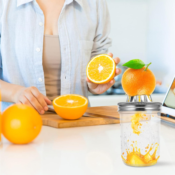 Glass Drink Dispenser with Metal Stand & Citrus Juicer – Premium Beverage Server with Tap for Drinks
