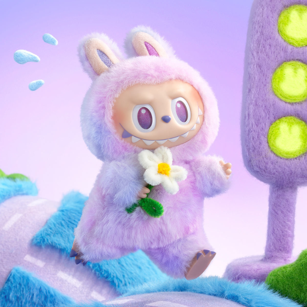 Big Into Energy Plush Keychain Toy – Collectible Soft Bunny Character