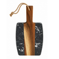 Marble & Acacia Wood Serving Board – 38 cm Premium Cheese & Snack Platter Board