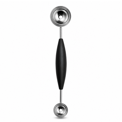 Stainless Steel Double-Ended Melon Baller Scoop – Fruit Carving & Garnishing Tool