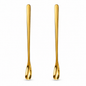 Luxury Gold Long Handle Mini Spoon Set – Elegant Stainless Steel Coffee & Dessert Spoons