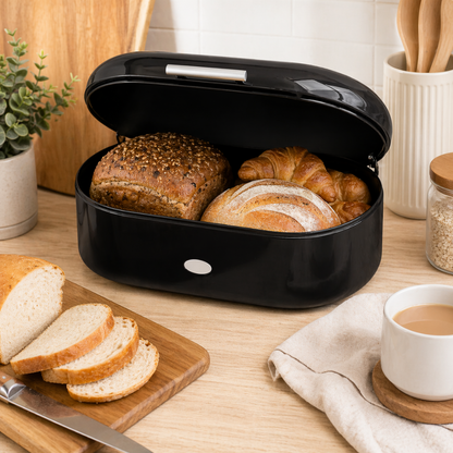 Stainless Steel Bread Bin – Modern Kitchen Bread Storage Box