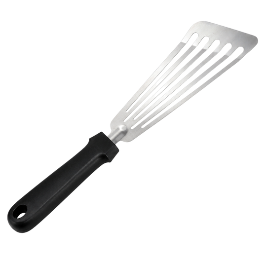 Stainless Steel Slotted Fish Turner – 31 cm Flexible Kitchen Spatula