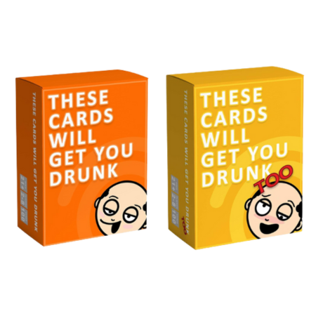 These Cards Will Get You Drunk – Party Drinking Card Game | Adult Game Night Fun (Original & Too Edition)