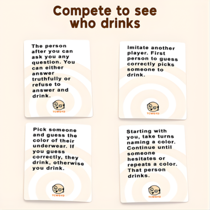 These Cards Will Get You Drunk – Party Drinking Card Game | Adult Game Night Fun (Original & Too Edition)