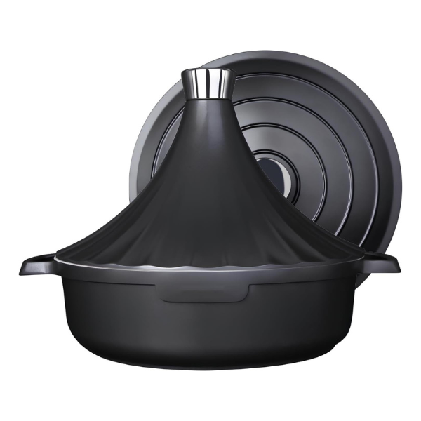 Authentic Ceramic Tagine Pot – Oven & Stovetop Safe Slow Cooker