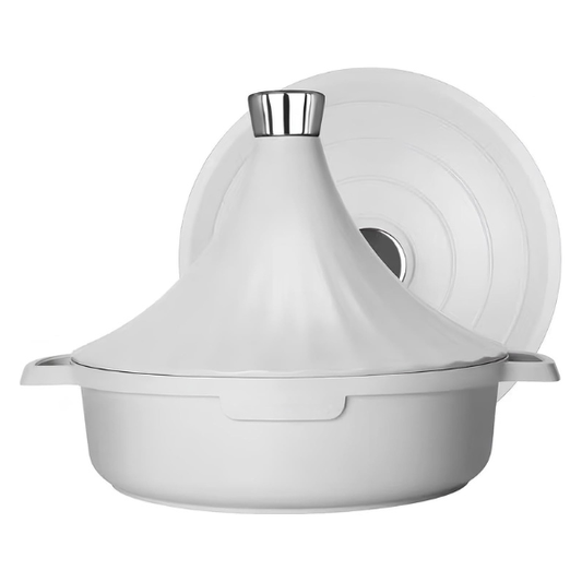 Authentic Ceramic Tagine Pot – Oven & Stovetop Safe Slow Cooker