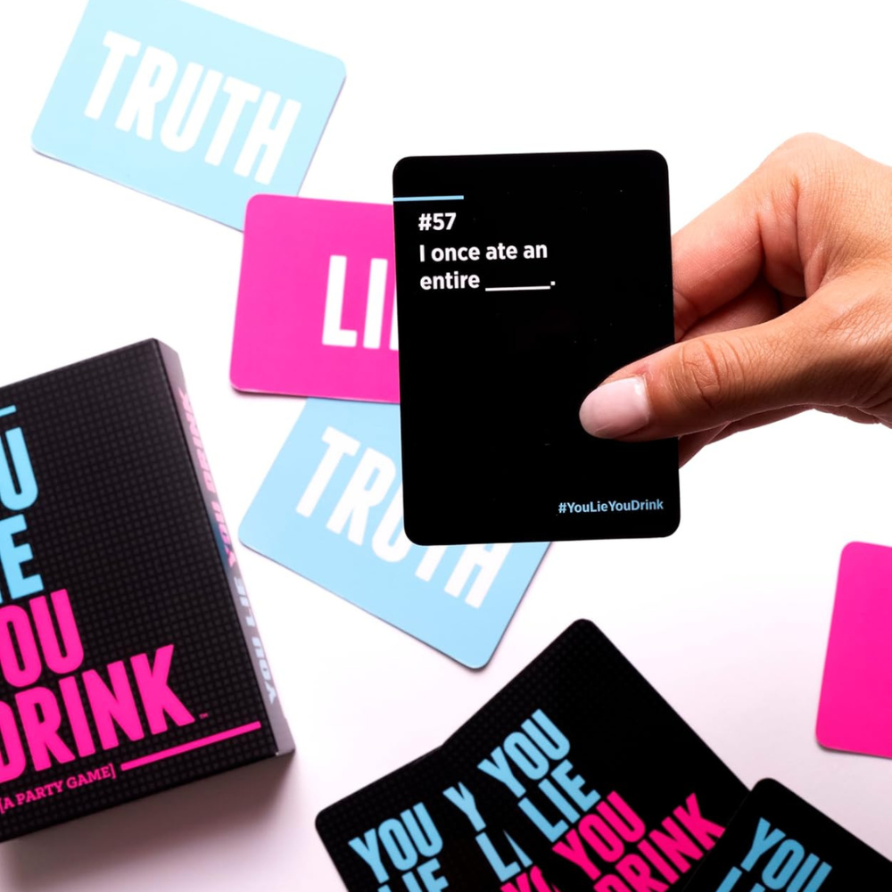 You Lie You Drink – Adult Party Card Game | Fun Drinking Game for Game Nights & Parties