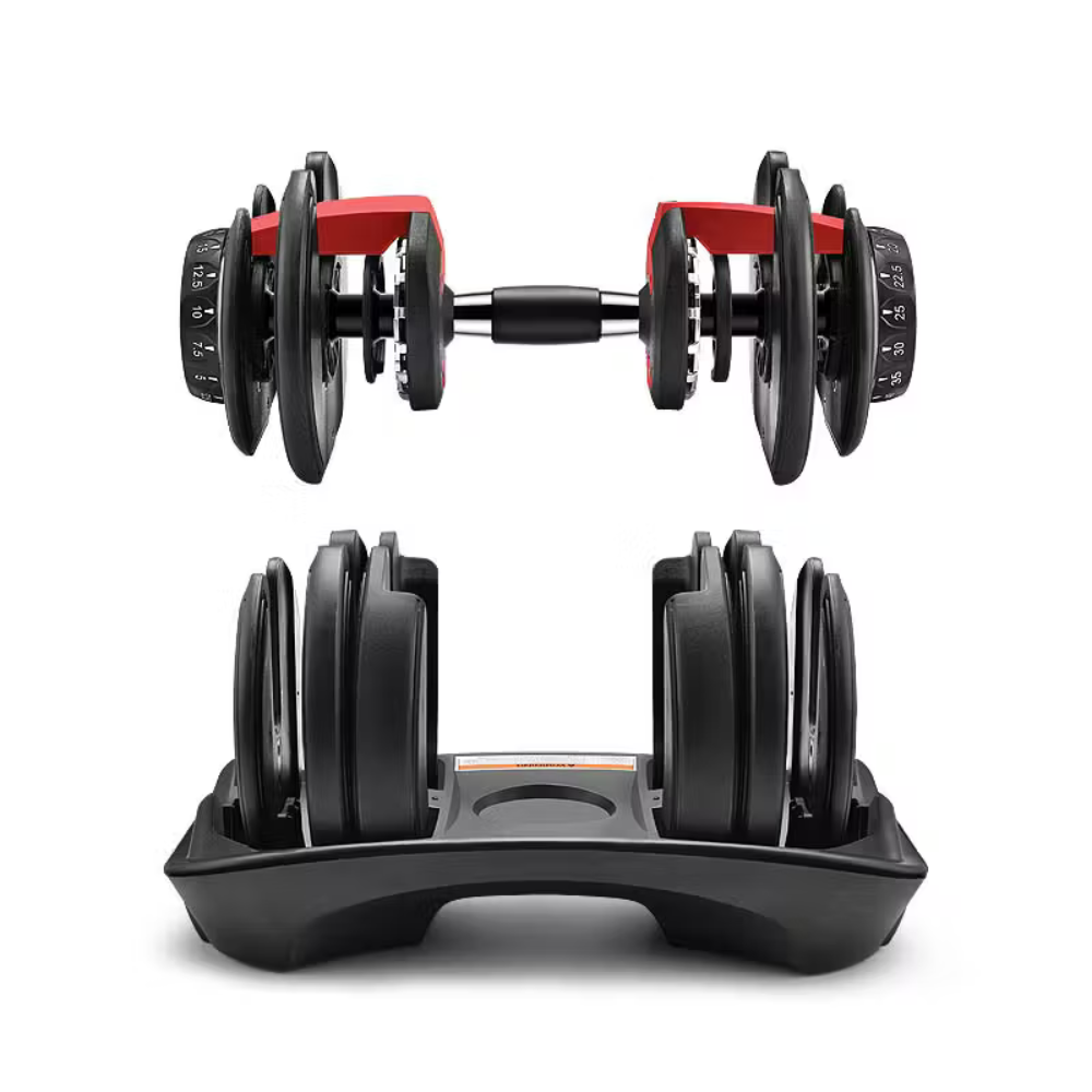 24kg Adjustable Dumbbell Set – All-in-One Space-Saving Weight with Quick Dial Adjustment