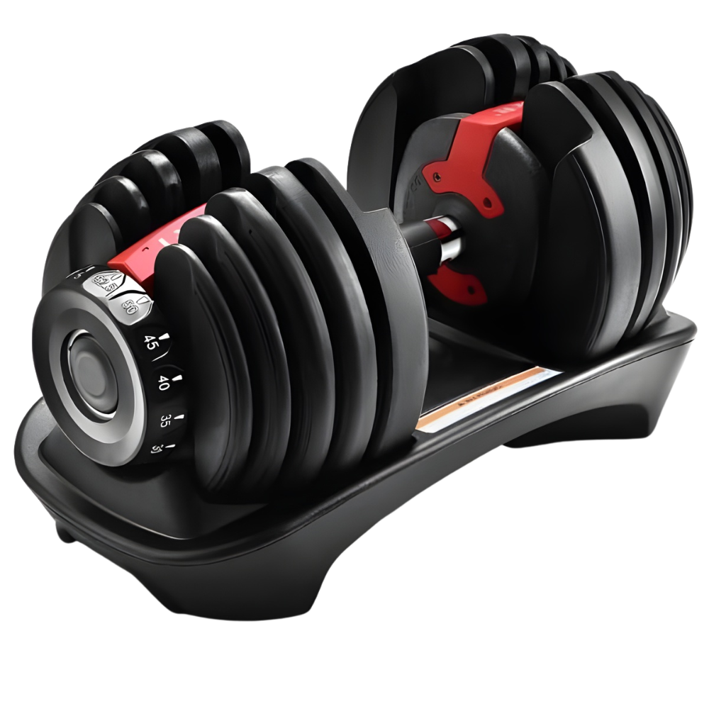 24kg Adjustable Dumbbell Set – All-in-One Space-Saving Weight with Quick Dial Adjustment