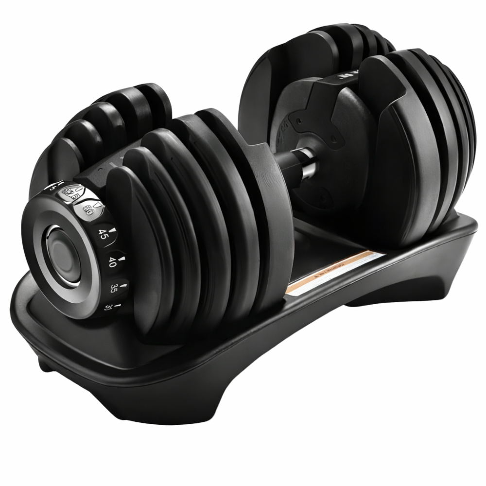 24kg Adjustable Dumbbell Set – All-in-One Space-Saving Weight with Quick Dial Adjustment