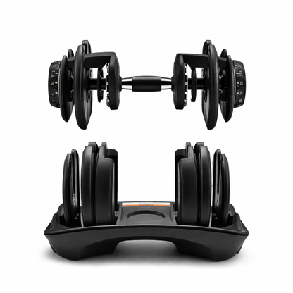 2-Piece Adjustable Dumbbell Set – Multi-Weight Home Gym Dumbbells Pair