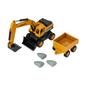 Construction Excavator Toy Set with Trailer & Accessories – Kids Engineering Play Vehicle Set
