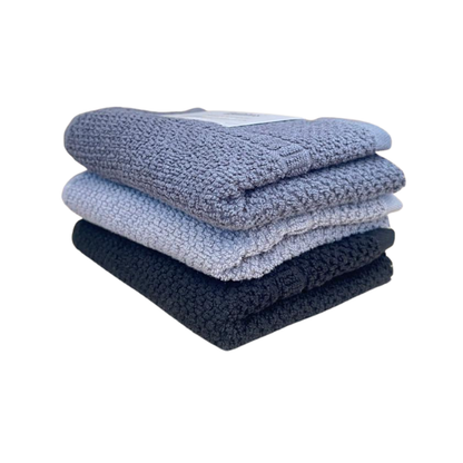Cotton Face Towels - Soft, Absorbent and Quick-Drying Washcloth Set - 3-Pack