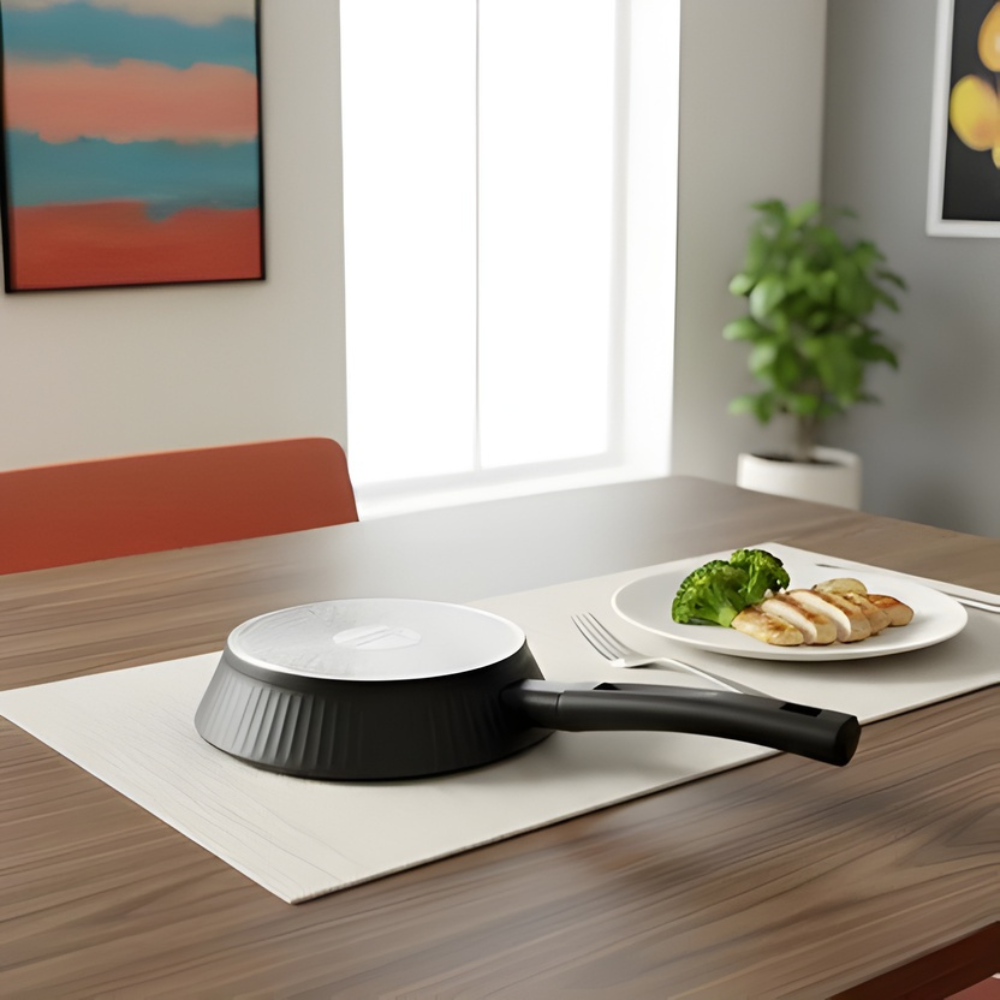 Forged Non-Stick Frying Pan with Heat-Resistant Handle - Induction Ready