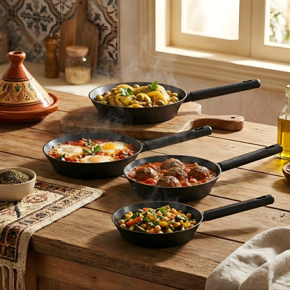 Forged Non-Stick Frying Pan with Heat-Resistant Handle - Induction Ready