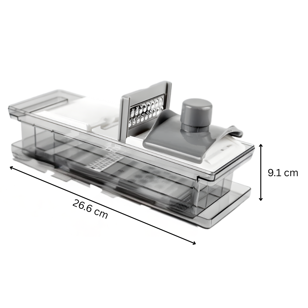 Multi-Function Mandoline Slicer & Grater Set with Storage Container