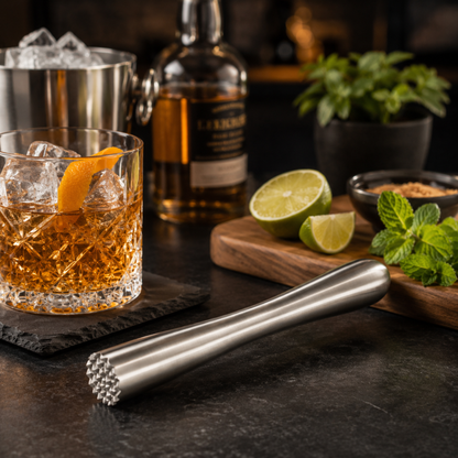 Stainless Steel Cocktail Muddler – Professional Drink Mixing Tool