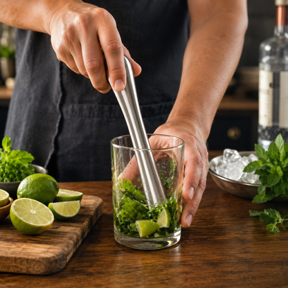 Stainless Steel Cocktail Muddler – Professional Drink Mixing Tool