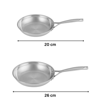 Stainless Steel Frying Pan - Premium Chef's Classic Frying Pan