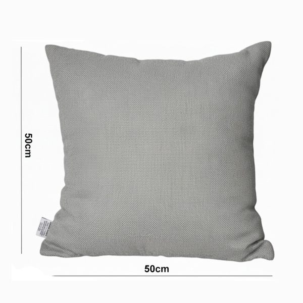 Luxury Home Décor Grey Curtain & Cushion Cover Set - 2 Curtains 2 Covers