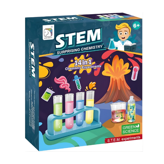 STEM 14in1 Surprising Chemistry Safety Educational Science Experiment Kit