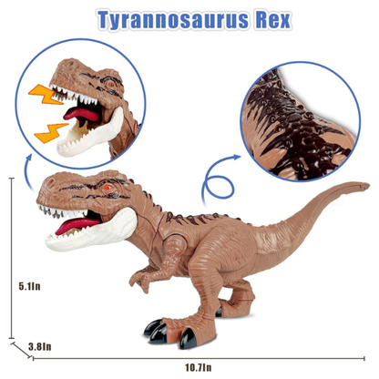 Dinosaur T-Rex Roaring Action Figure Toy - Sound and Movement for Kids