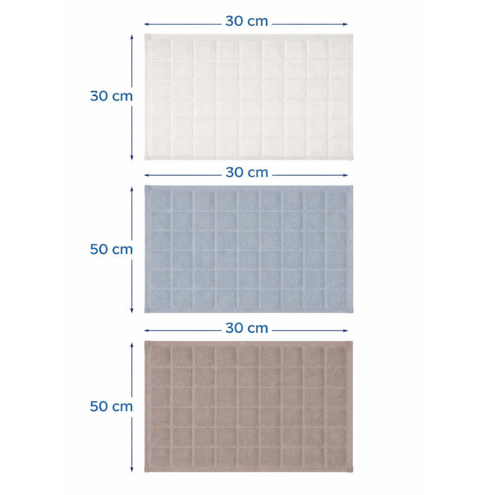 Premium Waffle Weave Face Towel - 100% Cotton (500gsm) - 3 Pack