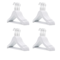 Kids White Wooden Hangers – 20-Pack Space-Saving Closet Organisers (32cm)