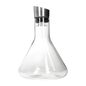 Premium Glass Wine Decanter with Stainless Steel Pourer - 1.9 L